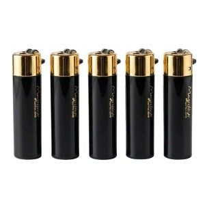 ENCEDEDOR MAGICLICK ECO NEGRO & DORADO REUTILIZABLE X 300 U.