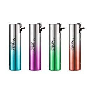 ENCENDEDOR MAGICLICK ECO METÁLICO BICOLOR REUTILIZABLE
