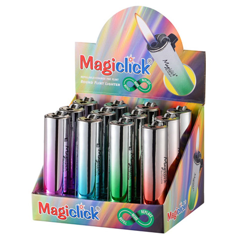 ENCENDEDOR MAGICLICK ECO METÁLICO BICOLOR REUTILIZABLE - Image 2