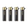 Encendedor Magiclick Eco Negro Dorado Reutilizable reutilizables