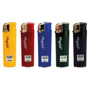 ENCENDEDOR MAGICLICK POP GOMA SOLIDO CABEZAL DORADO