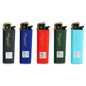 ENCENDEDOR MAGICLICK REUTILIZABLE GOMA SOLIDO DORADO